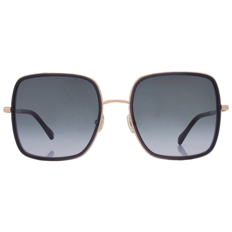 Jimmy Choo Grey Gradient Square Ladies Sunglasses JAYLA/S 02F7/9O