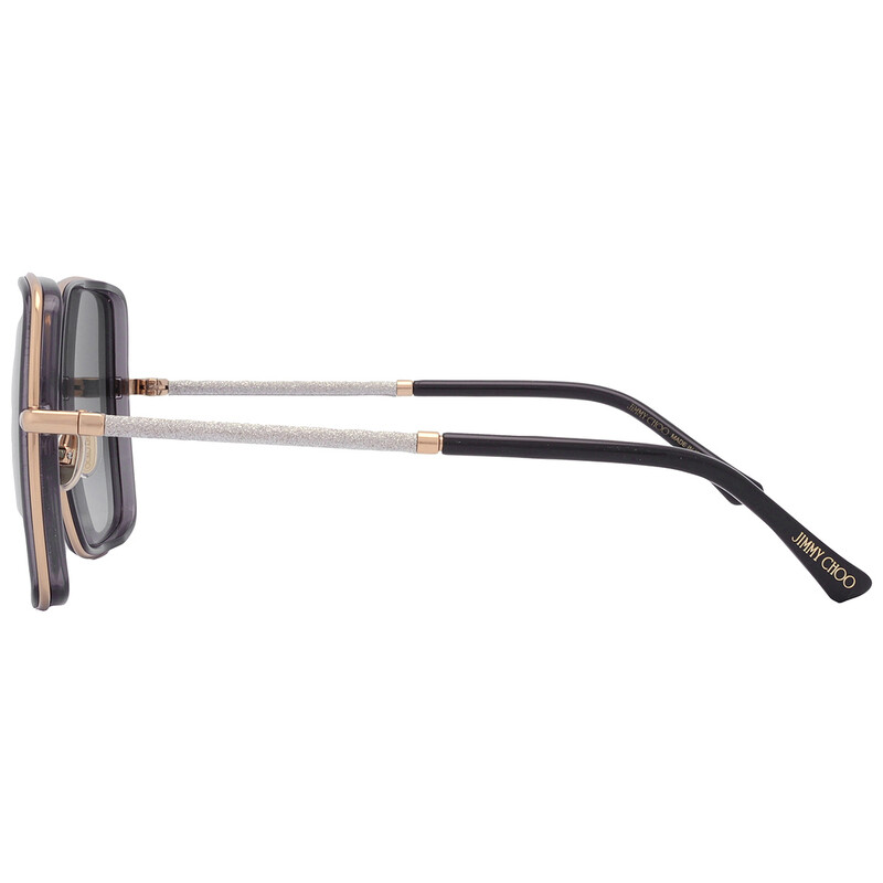 Jimmy Choo Grey Gradient Square Ladies Sunglasses JAYLA/S 02F7/9O