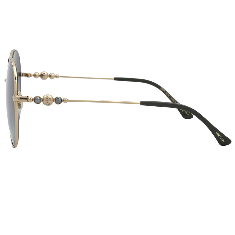 Jimmy Choo Grey Round Ladies Sunglasses BIRDIE/S 0PEF/IB 60  display picture 2