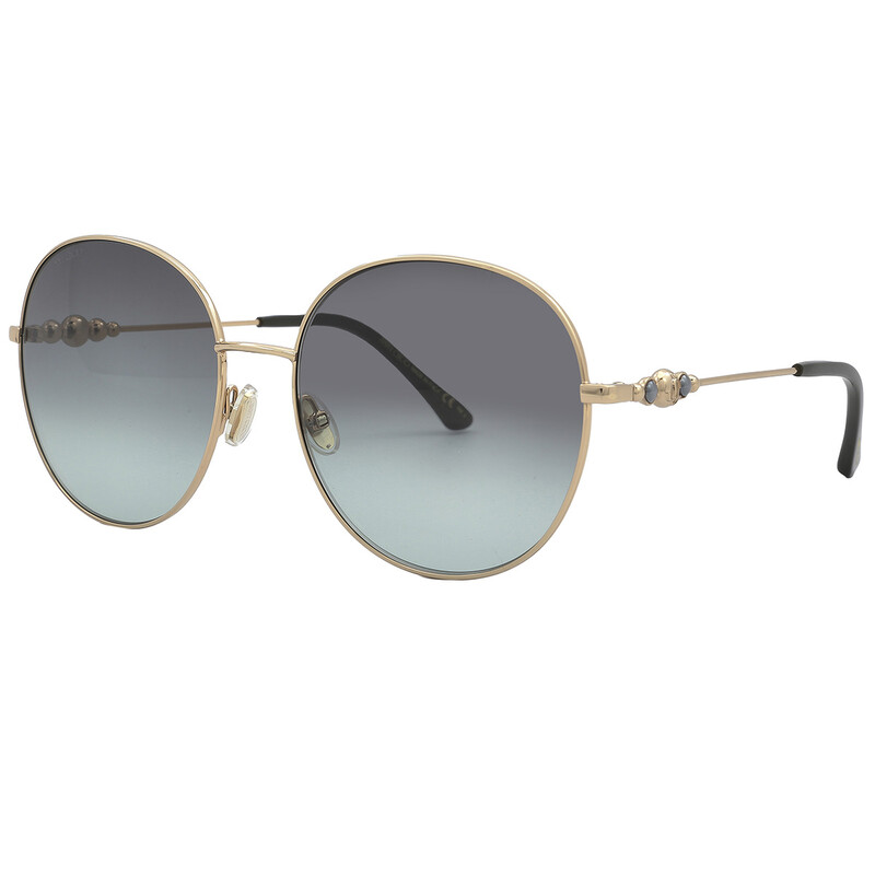 Jimmy Choo Grey Round Ladies Sunglasses BIRDIE/S 0PEF/IB 60  display picture 1