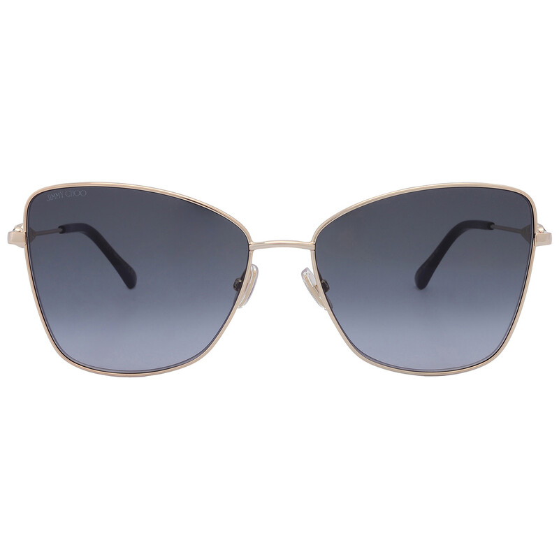 ♡0227♡ Jimmy Choo Grey Shaded Butterfly Ladies Sunglasses TESO/S 0000/9O