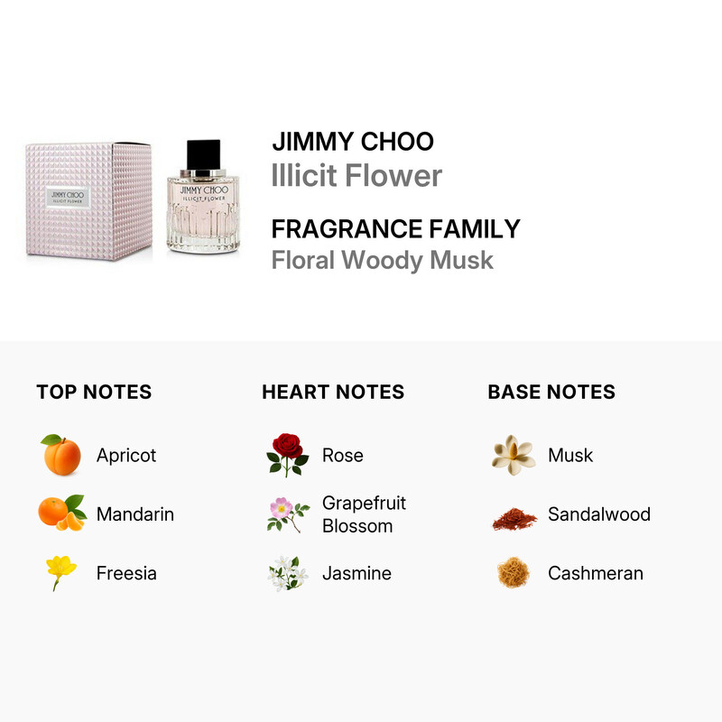 Jimmy Choo Illicit Flower / Jimmy Choo EDT Spray 2.0 oz (60 ml) (w