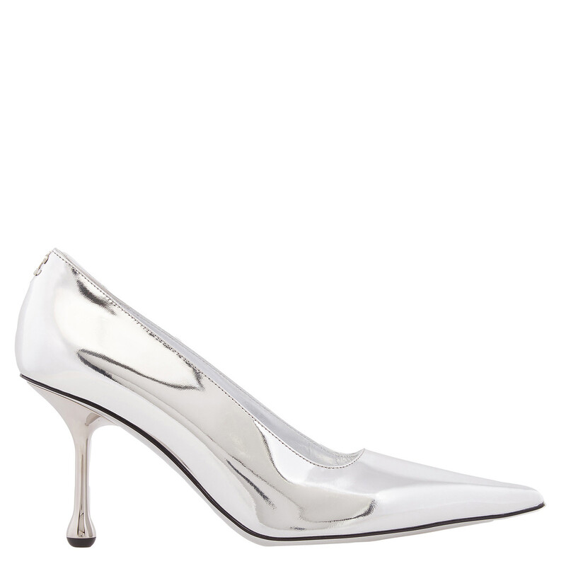 Jimmy Choo Ixia 80 Mirrored Pumps, Brand Size 37 ( US Size 7