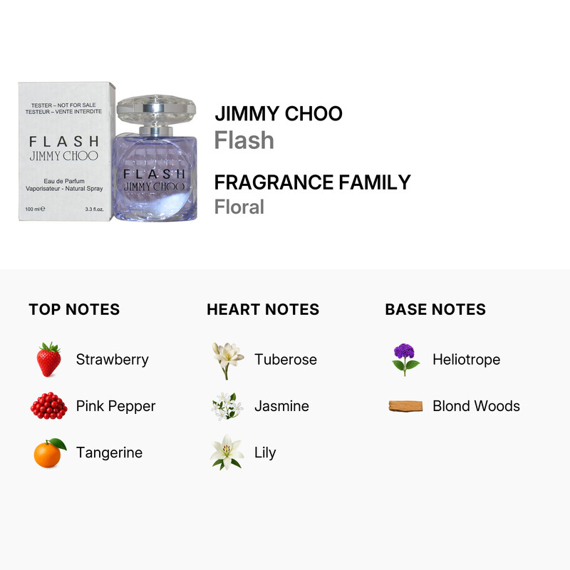 Jimmy Choo Ladies Flash EDP Spray 3.4 oz (Tester) Fragrances