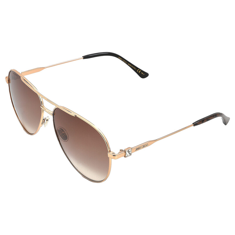 Jimmy Choo Brown Gradient Pilot Ladies Sunglasses OLLY/S 0DDB/HA