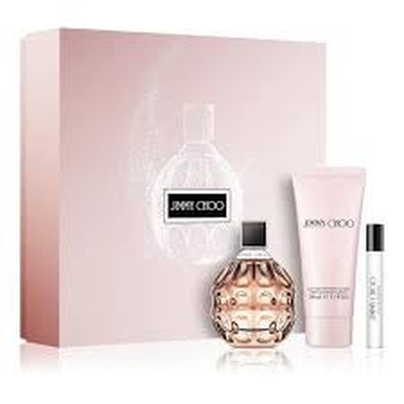 Jimmy Choo Ladies Jimmy Choo 3pcs EDP Gift Set Fragrances 3386460157506