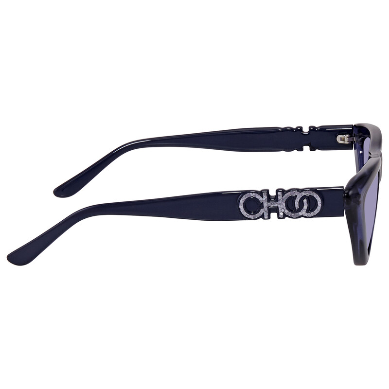 Jimmy Choo Oversized Cat Eye Sunglasses Lavender Frame with Case Jimmy Choo - Addy - Opal Violet Cat Eye Sunglasses with  main image 4