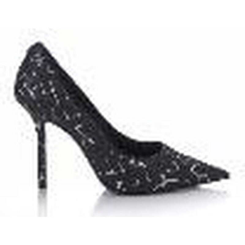 Jimmy Choo Love Artwork Printed Canvas Pumps, Brand Size 34 ( US