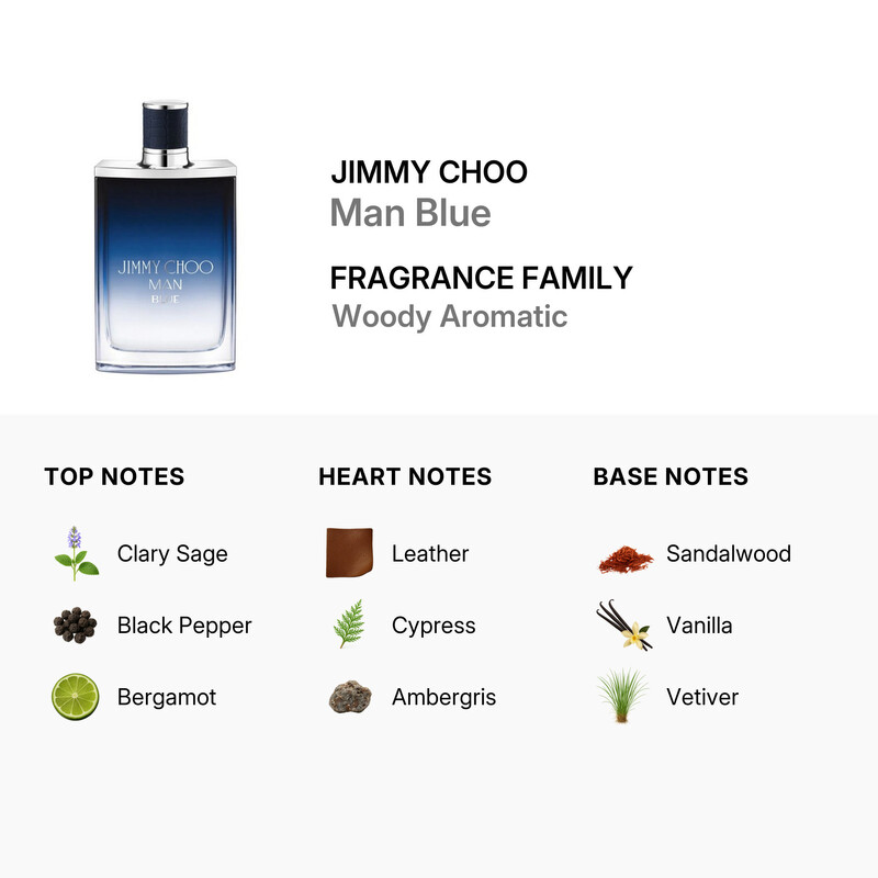 Jimmy Choo Man Blue / Jimmy Choo EDT Spray 3.3 oz (100 ml) (m