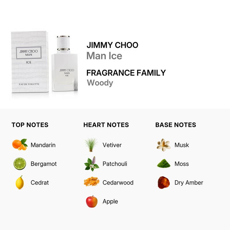 Jimmy Choo Man Ice / Jimmy Choo EDT Spray 1.0 oz (30 ml) (m