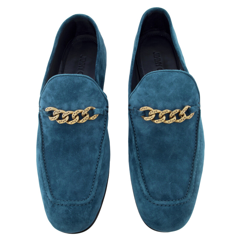 Jimmy Choo Men’s Blue Suede Tassel Loafers – Size 44 Jimmy Choo | Shoes | Jimmy Choo Mens Exotic Crocodile Blue  main image 4