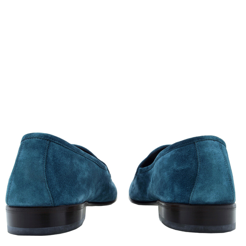 Jimmy Choo Marti Reverse Velvet Suede Loafers, Brand Size  display picture 1