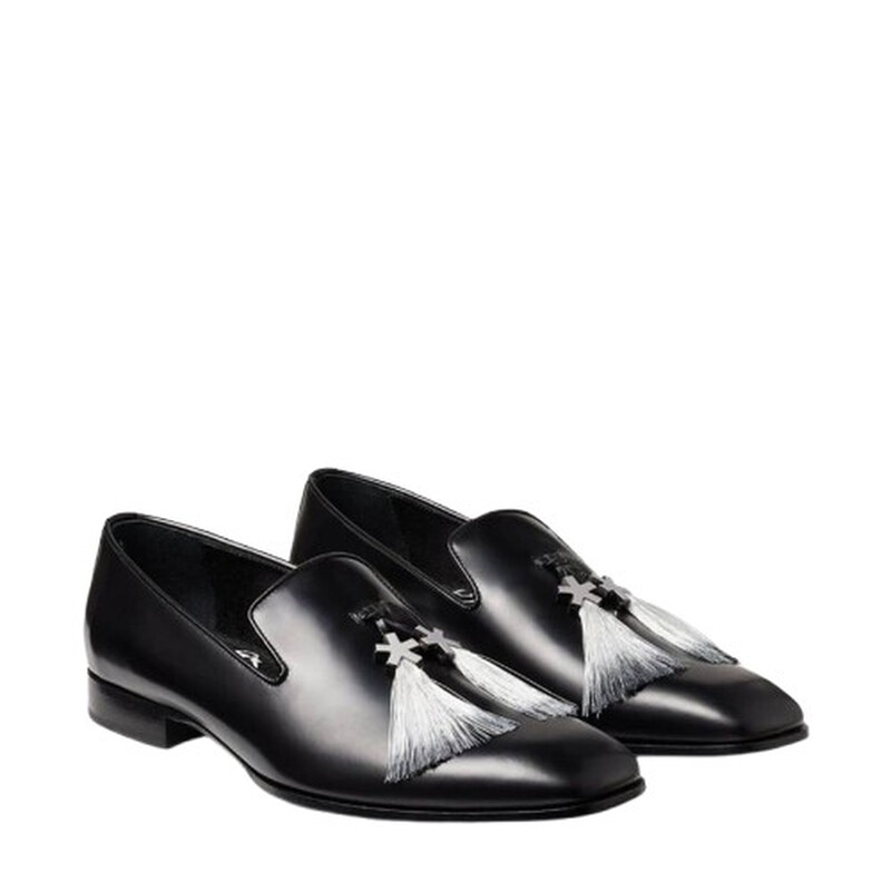 Jimmy Choo Men's Eh/P Eric Haze Foxley Loafers, Brand Size 41.5