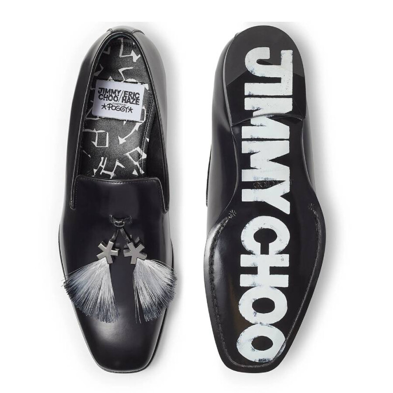Jimmy Choo Men's Eh/P Eric Haze Foxley Loafers, Brand Size 41.5