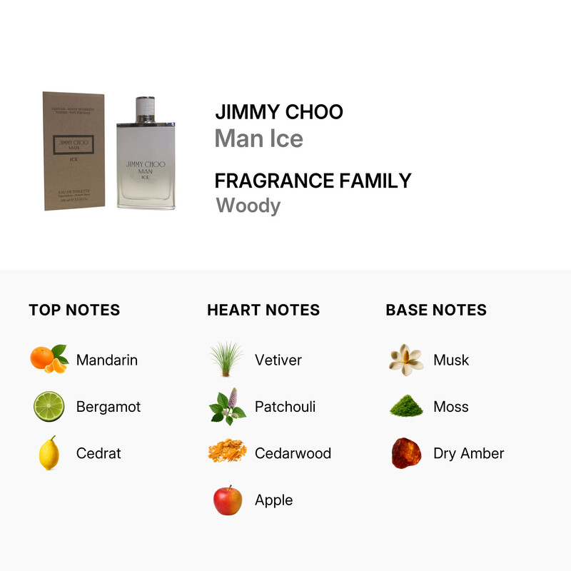 Jimmy Choo Men's Jimmy Choo Man Ice EDT Spray 3.4 oz (Tester