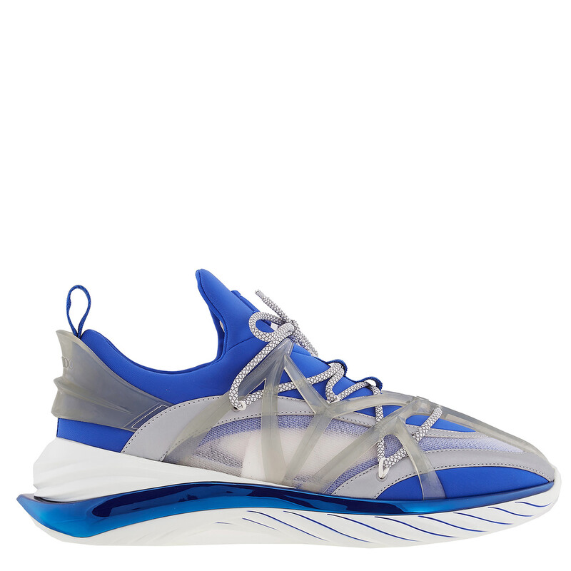 Jimmy Choo Men's Ultraviolet Mix Cosmos/M Low-Top Trainers, Brand