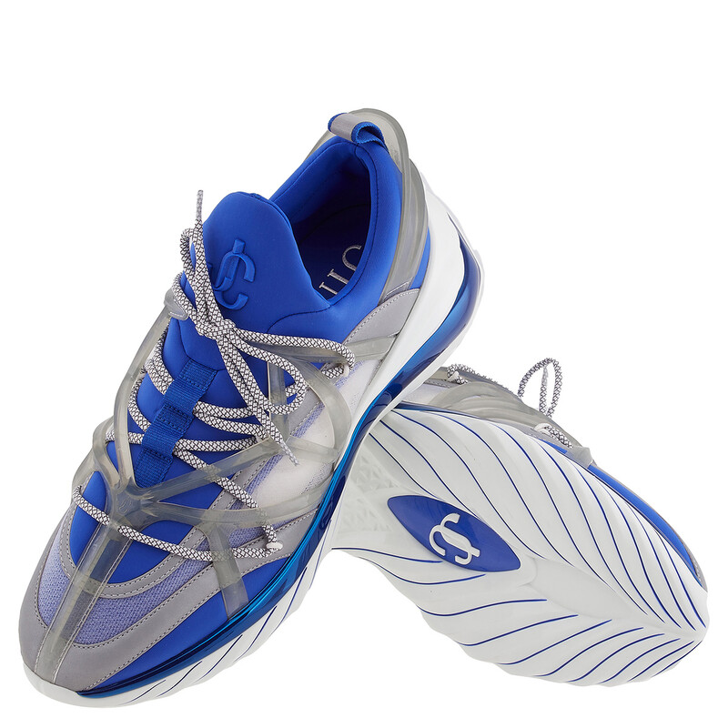 Jimmy Choo Men's Ultraviolet Mix Cosmos/M Low-Top Trainers, Brand