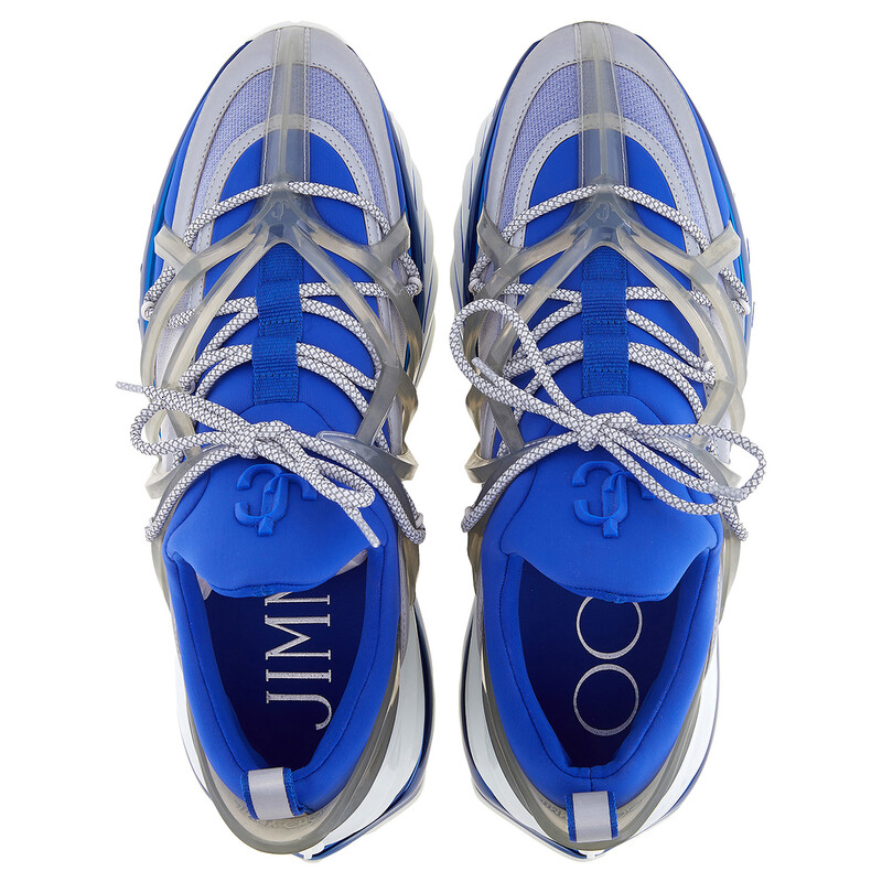 Jimmy Choo Men's Ultraviolet Mix Cosmos/M Low-Top Trainers, Brand