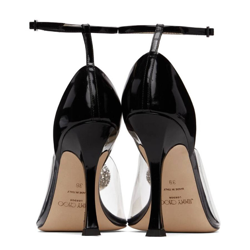 Jimmy Choo Mugler Edition Plexi Heeled Sandals, Brand Size 36 ( US