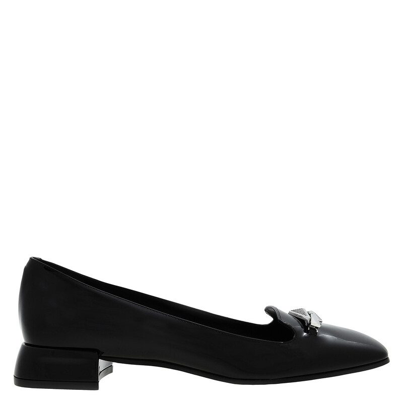 Jimmy Choo Ravi Crystal-Embellished Flats, Brand Size 37 ( US Size