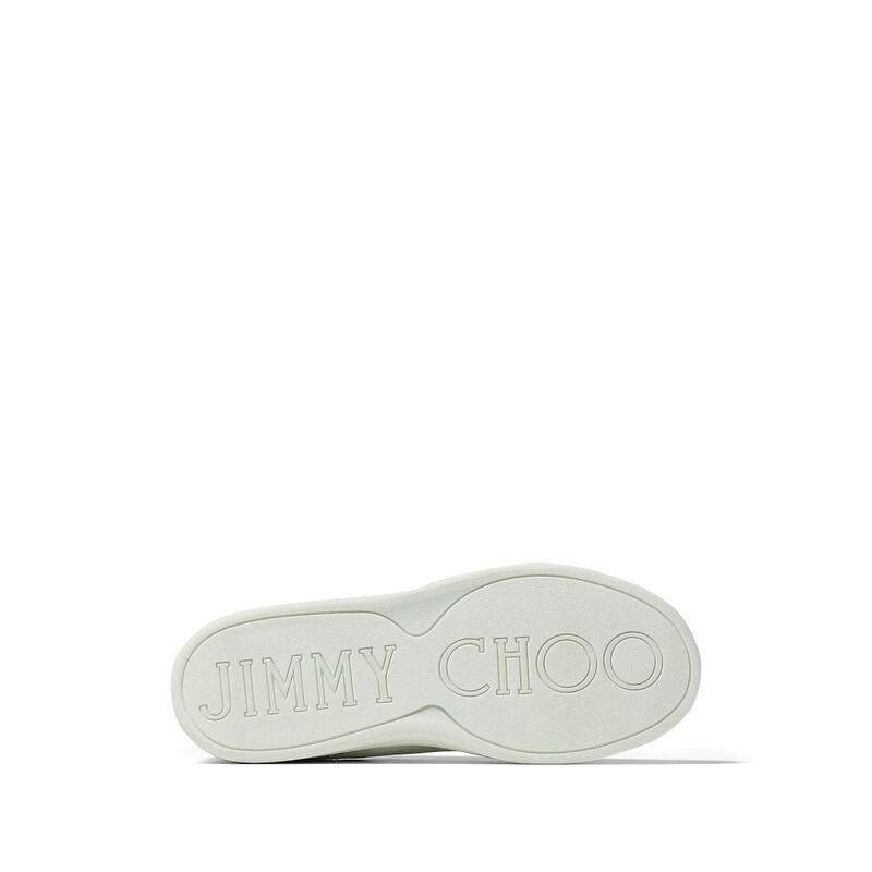 Jimmy Choo Rome/F Leather Low-Top Sneakers, Brand Size 34 ( US