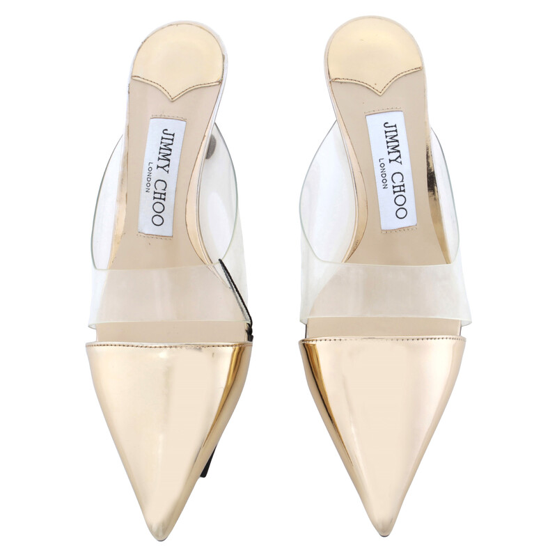 Jimmy Choo Zalea 65 Plexi Pointed-Toe Pumps, Brand Size 34.5 ( US