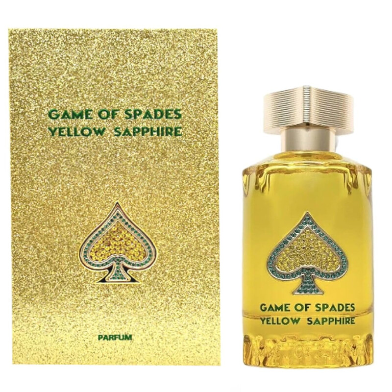 Jo Milano Men's Game Of Spades Yellow Sapphire EDP Spray 3.4 oz Fragrances 850051043071