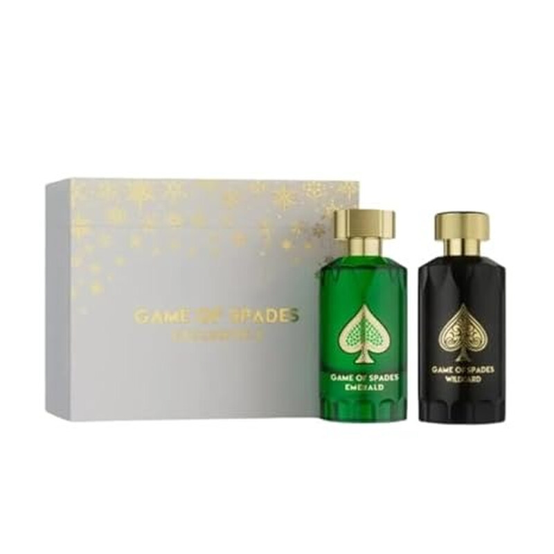 Jo Milano Unisex Game of Spades Emerald and Wildcard 2pcs Gift Set Fragrances 850051043514
