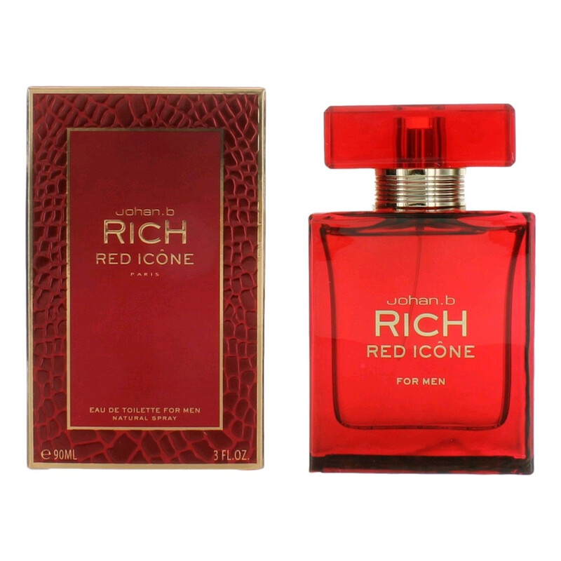 Johan B Men's Rich Red Icone EDT Spray 3.4 oz Fragrances 3700134410818 ...