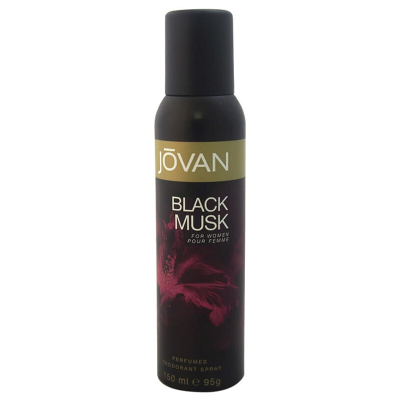 Jovan Black Musk / Jovan Deodorant Spray Perfumed 5.0 oz (150 ml) (w)