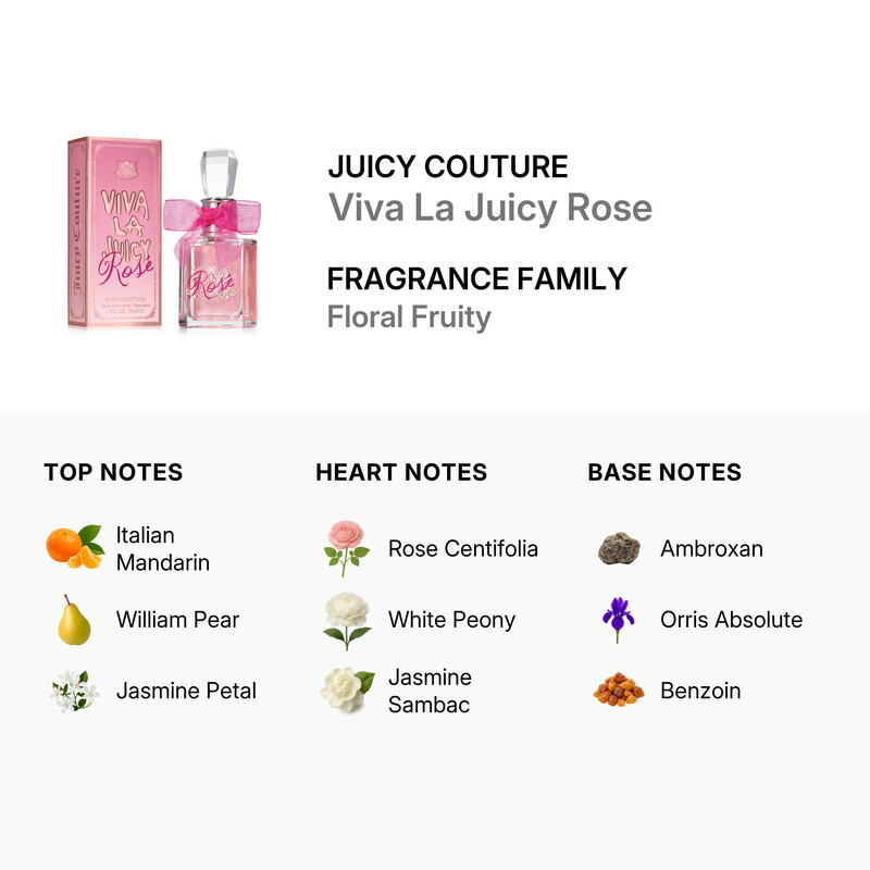 Juicy Couture Ladies Viva La Juicy Rose EDP Spray 1 oz Fragrances