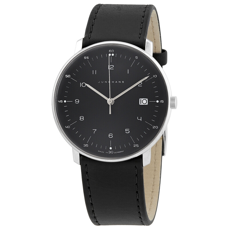 Junghans Max Bill Quartz Black Dial Men's Watch 041/4462.00