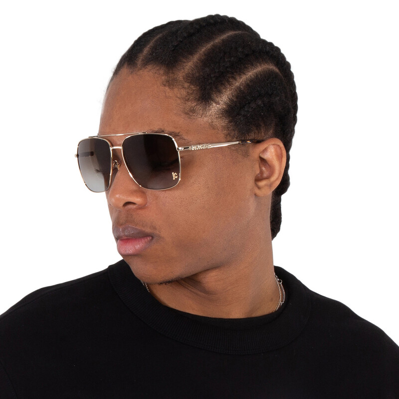 Just Cavalli Brown Gradient Navigator Unisex Sunglasses SJC030