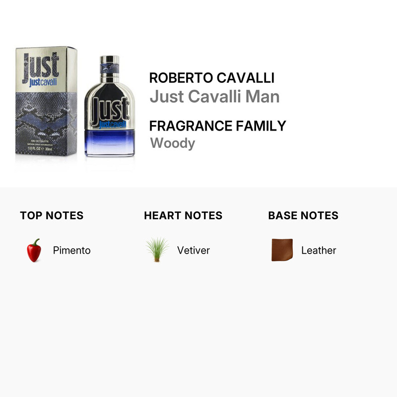 Roberto Cavalli Just Cavalli Man / Roberto Cavalli EDT Spray 1.0