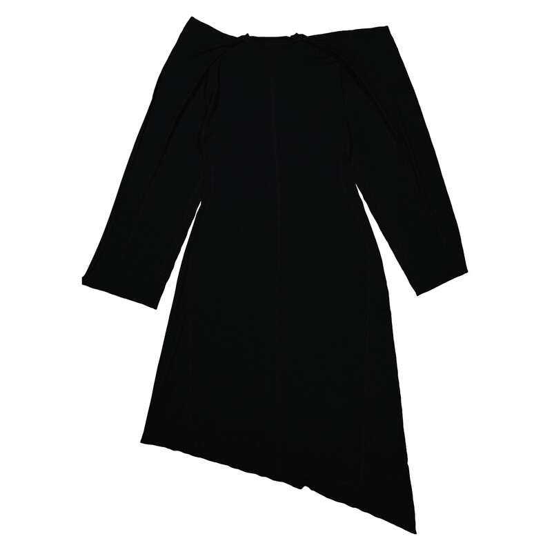 JW Anderson Long Sleeve Layered Asymetrical Dress, Brand Size 10