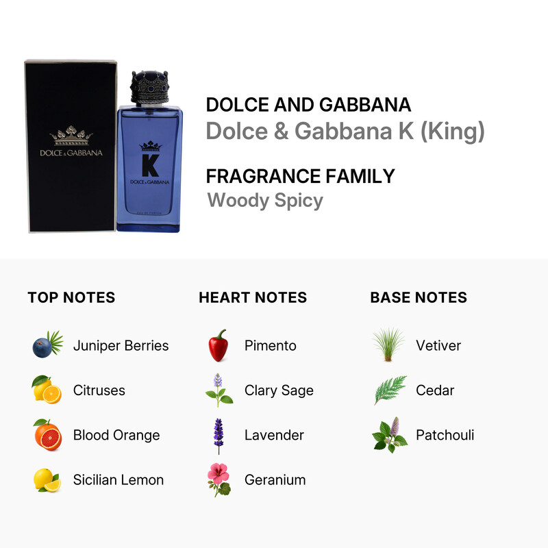 K by Dolce and Gabbana for Men - 3.3 oz EDP Spray