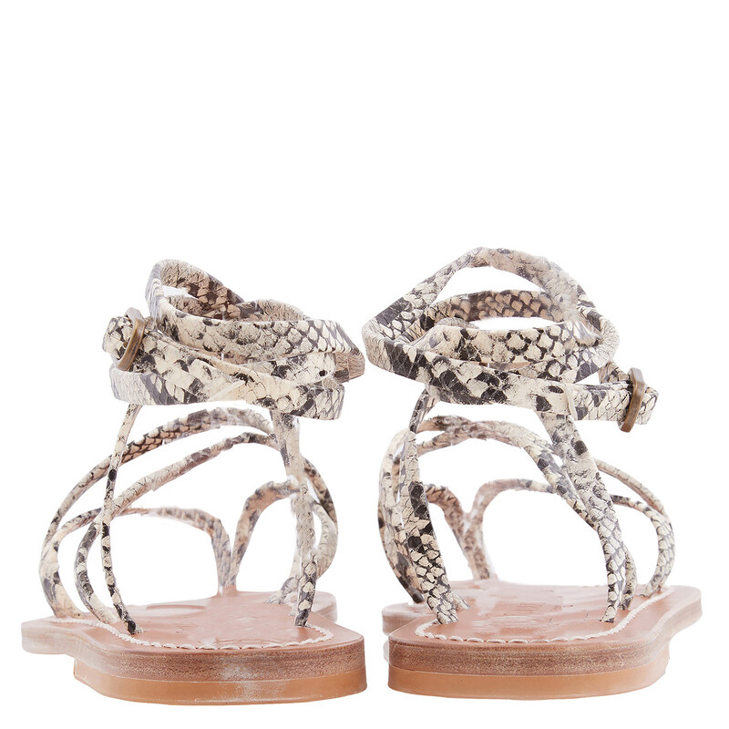 K Jacques Crisscrossed Straps Zenobie Sandals, Brand Size 37 (US