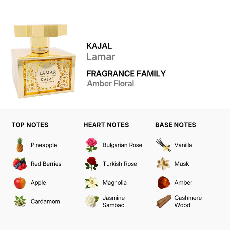 Kajal Unisex Lamar EDP Spray 3.38 oz Fragrances 3760310290009