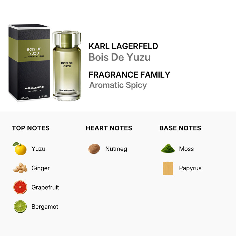 Karl Lagerfeld Men's Bois De Yuzu EDT 3.4 oz (Tester) Fragrances