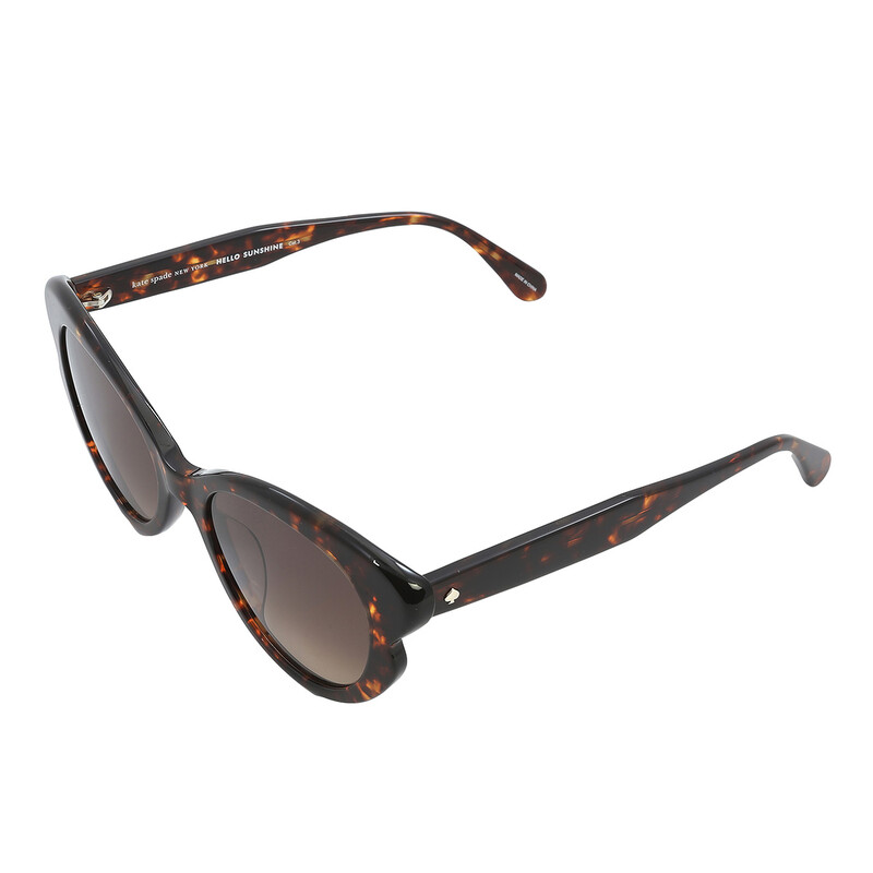 Kate Spade ELINA/G/S 0086 HA Cat Eye Sunglasses - Havana/Brown Kate Spade Brown Gradient Cat Eye Ladies Sunglasses ELINA/G  main image 2