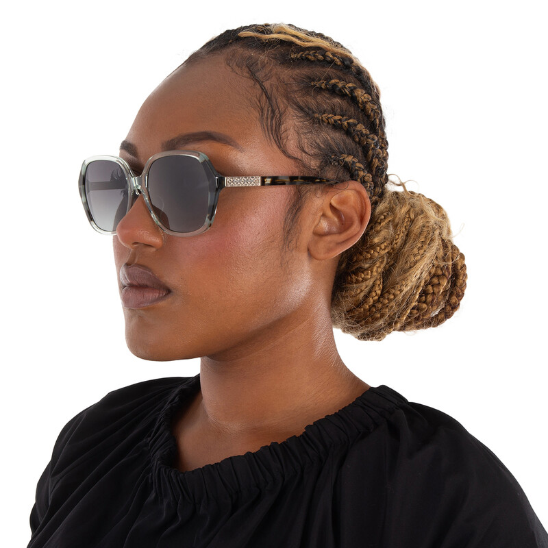 Kate Spade Dark Grey Shaded Square Ladies Sunglasses ELLERY/F/S