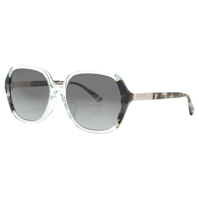 Kate Spade Dark Grey Shaded Square Ladies Sunglasses ELLERY 