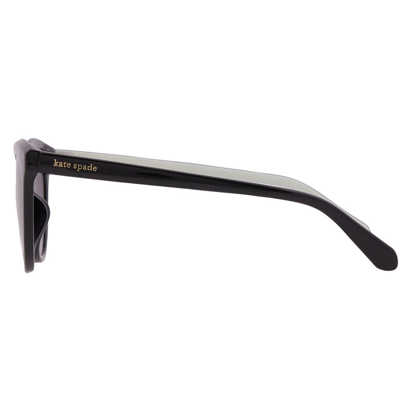 Kate Spade Tamara Black Cat-Eye Sunglasses with Gold Logo Kate Spade Grey Shaded Cat Eye Ladies Sunglasses TAMARA/O/S  main image 2