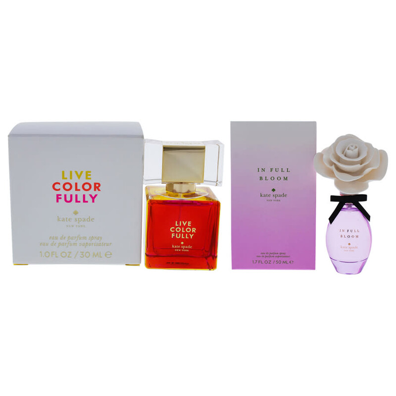 Kate Spade Ladies In Full Bloom and Live Colorfully Kit Gift Set