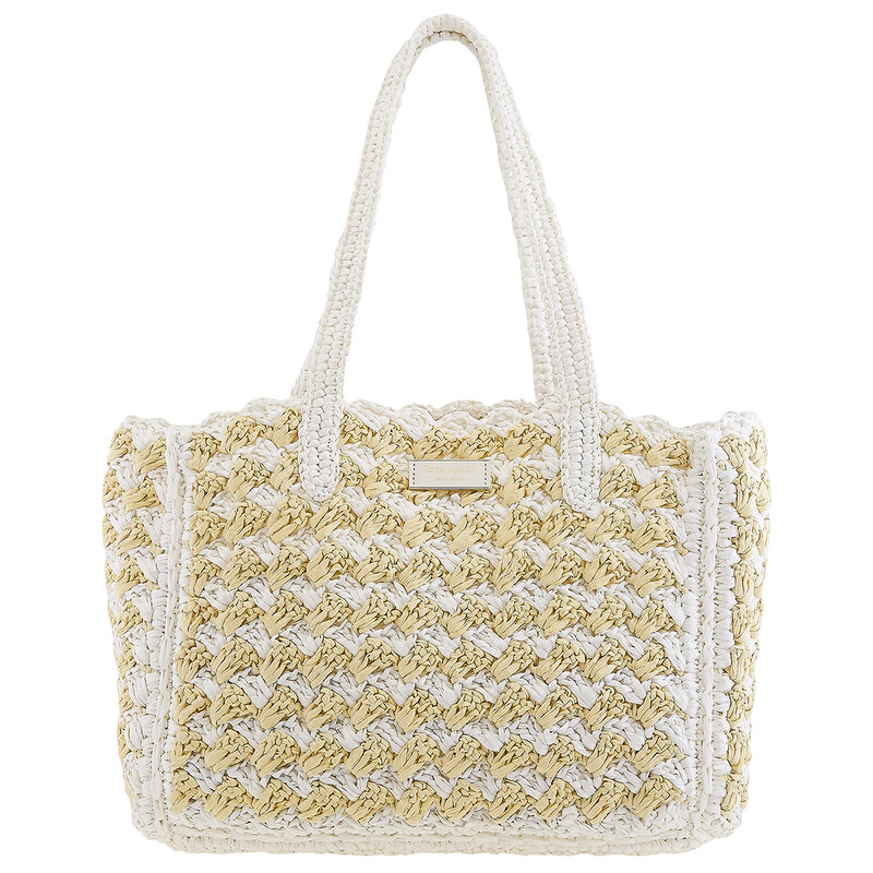 Kate Spade Striped Raffia Tote Hand Bag KB966 960 196021300479