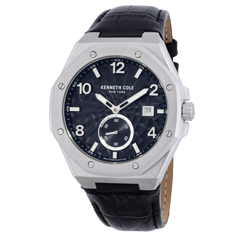 Kenneth Cole Silver Watch with Black Dial Kenneth Cole Men main image 4