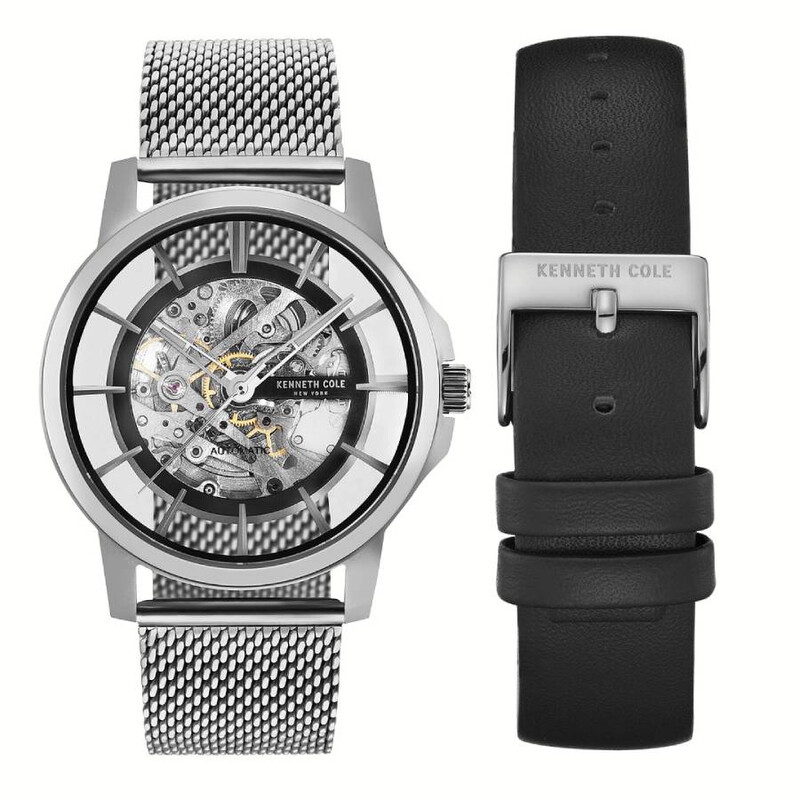 Kenneth Cole New York Automatic Skeleton Dial Men's Watch
