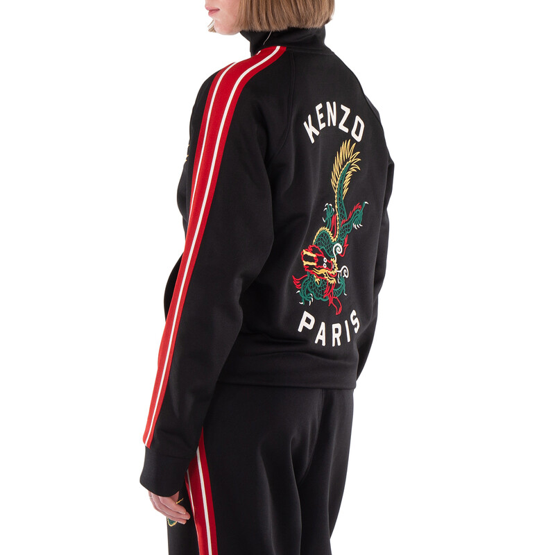 Kenzo Dragon Print Long Sleeve Sweater, Size X-Large FE55SW1644MZ Kenzo Dragon Print Long Sleeve Sweater, Size X-Large FE55SW1644MZ