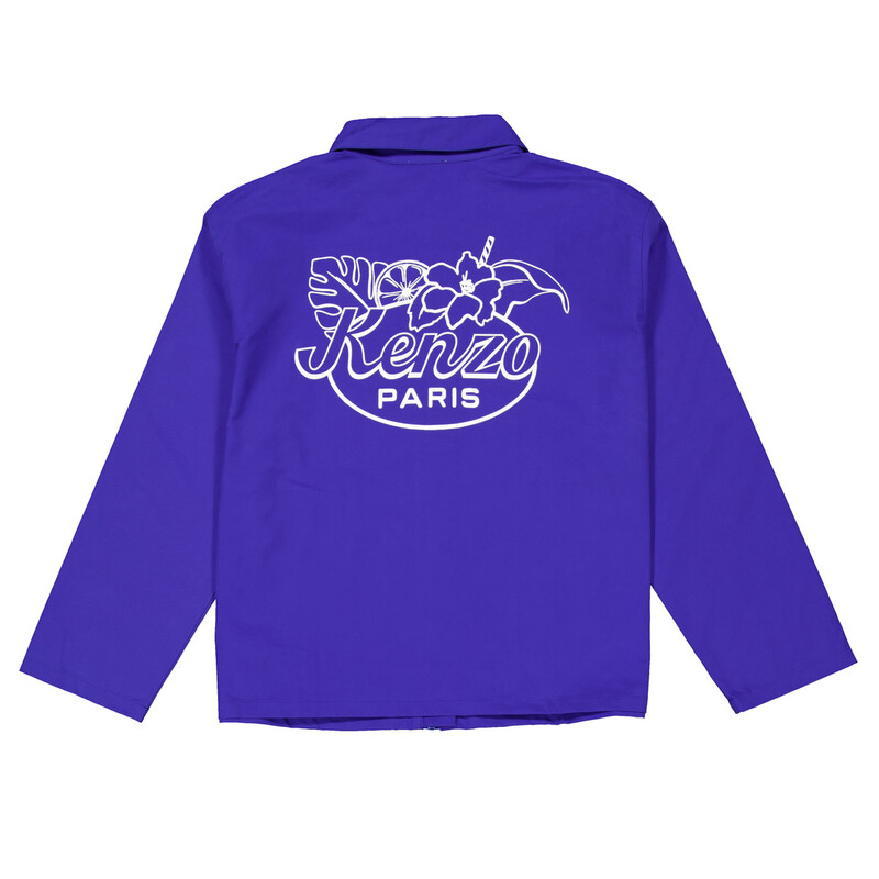 Kenzo Kids Logo Embroidered Varsity Jacket, Size 6Y K60403-80A