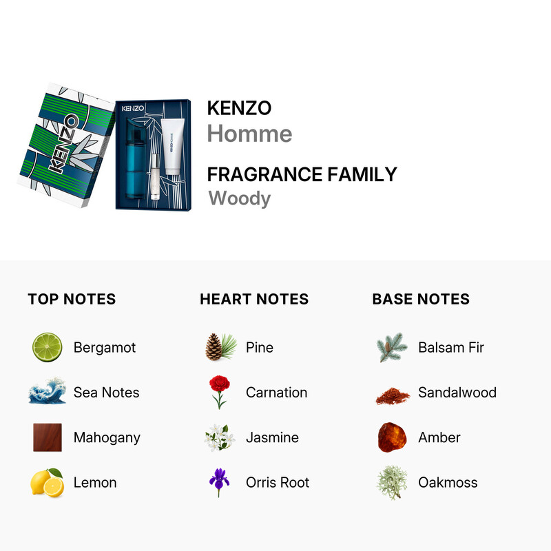 Kenzo Men's Homme Gift Set Fragrances 3274872466982 - Fragrances